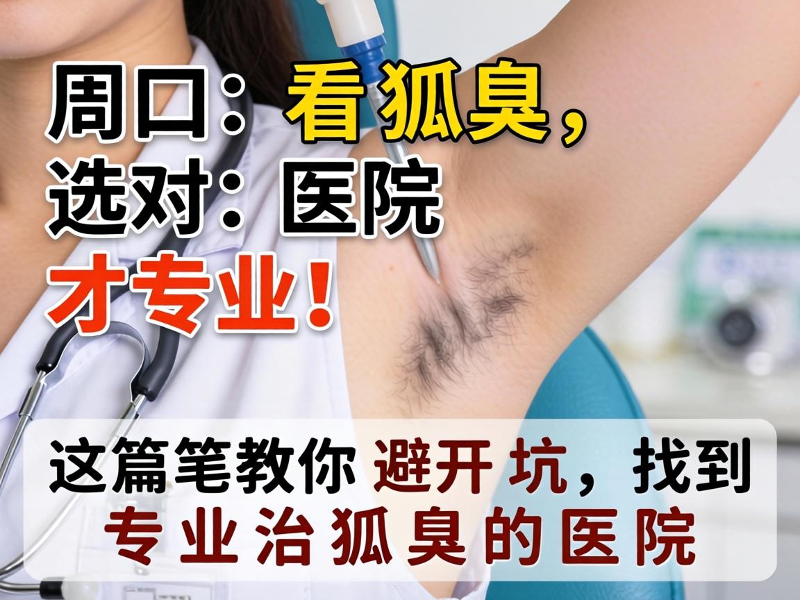 周口看狐臭，选对医院才专业！这篇笔记教你避开坑，找到专业治狐臭的医院