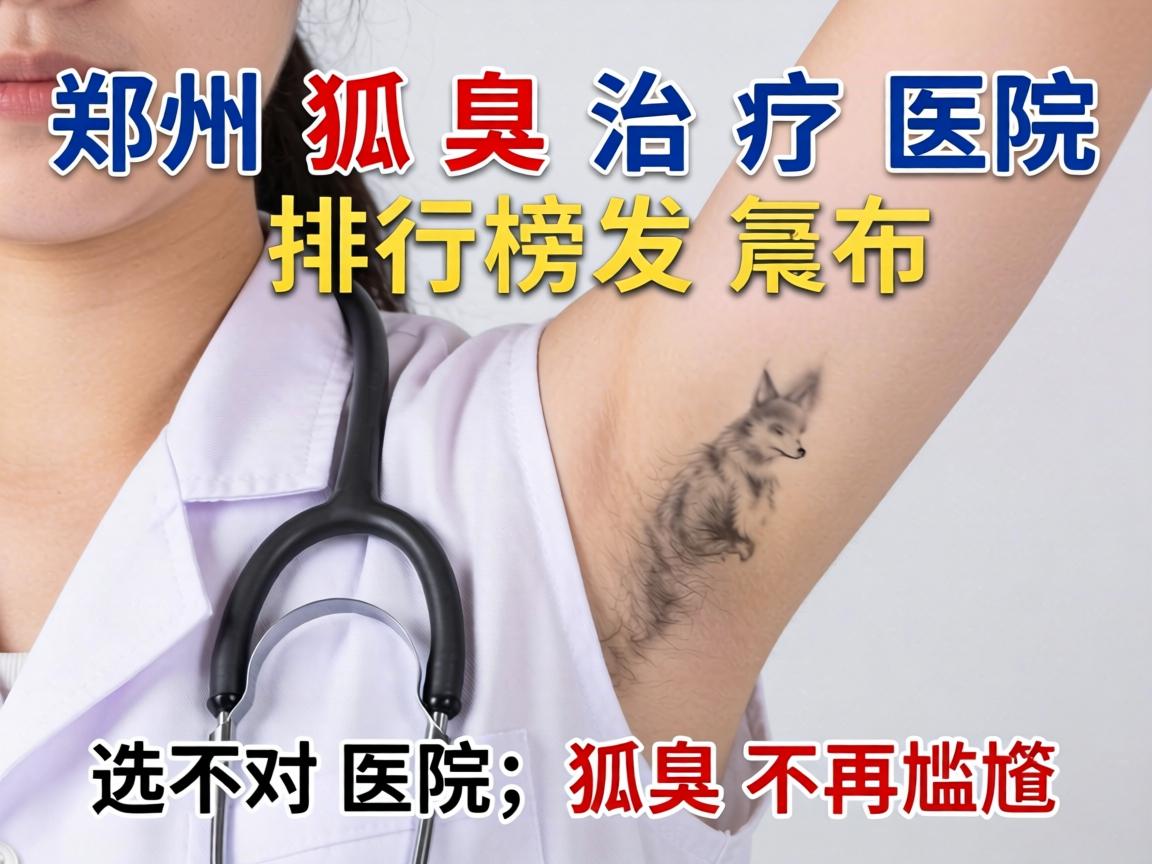 郑州狐臭治疗医院排行榜发布，选对医院，狐臭不再尴尬