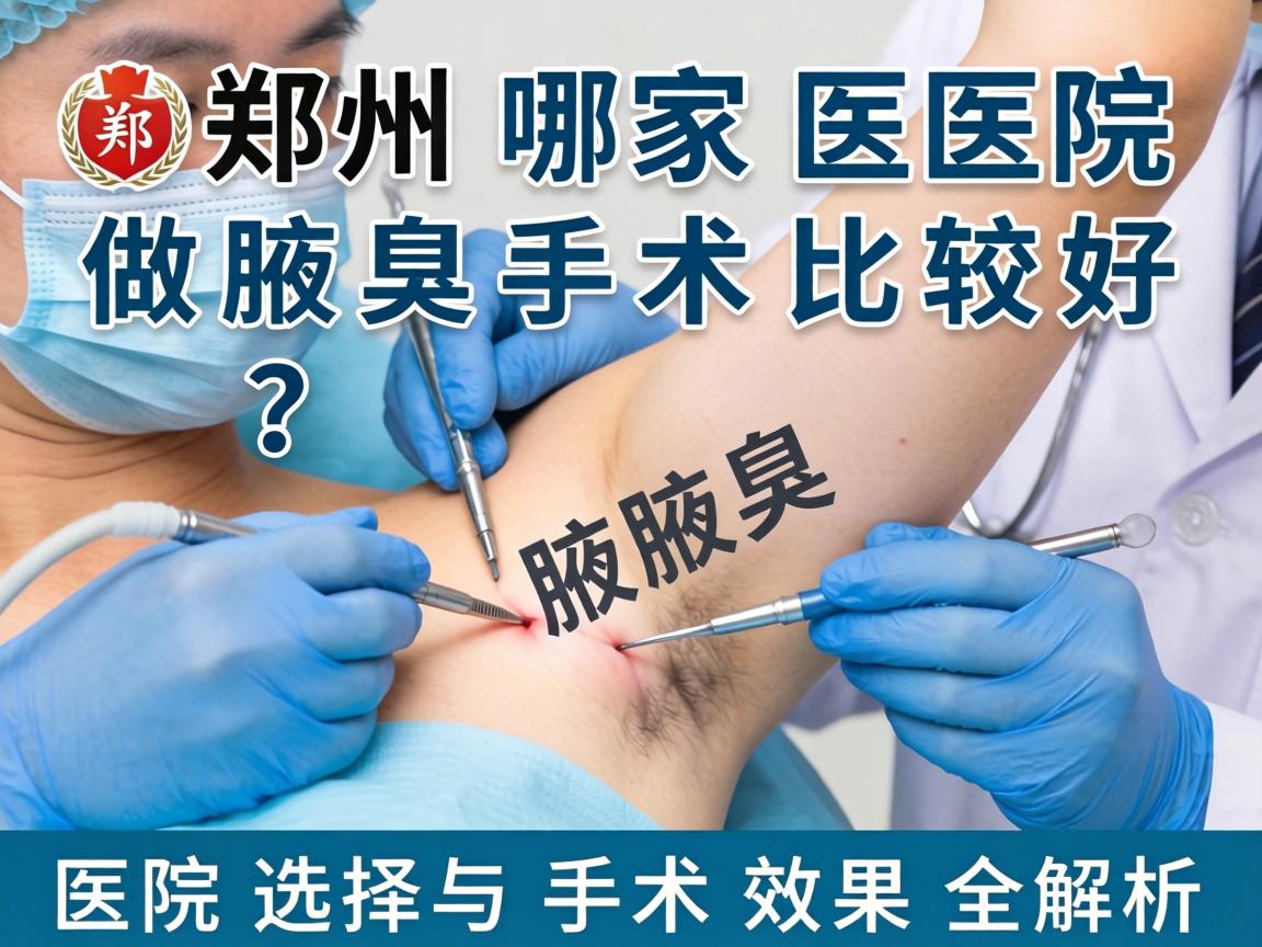 郑州哪家医院做腋臭手术比较好？医院选择与手术效果全解析