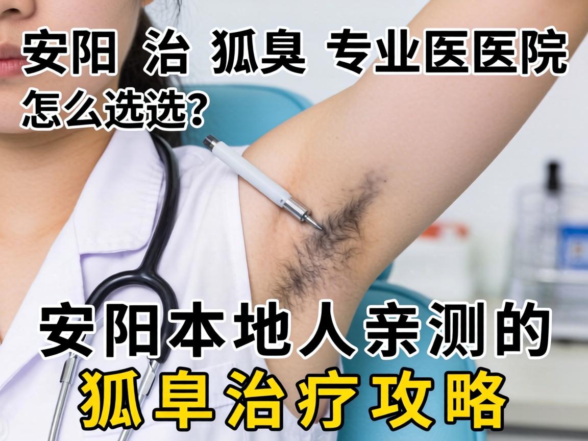 安阳治狐臭专业医院怎么选？安阳本地人亲测的狐臭治疗攻略