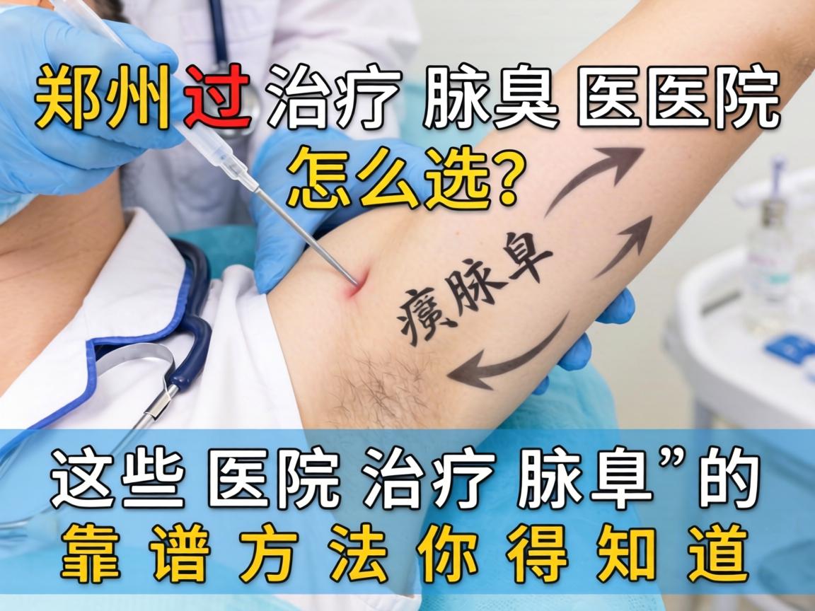 郑州治疗腋臭医院怎么选？这些医院治疗腋臭的靠谱方法你得知道