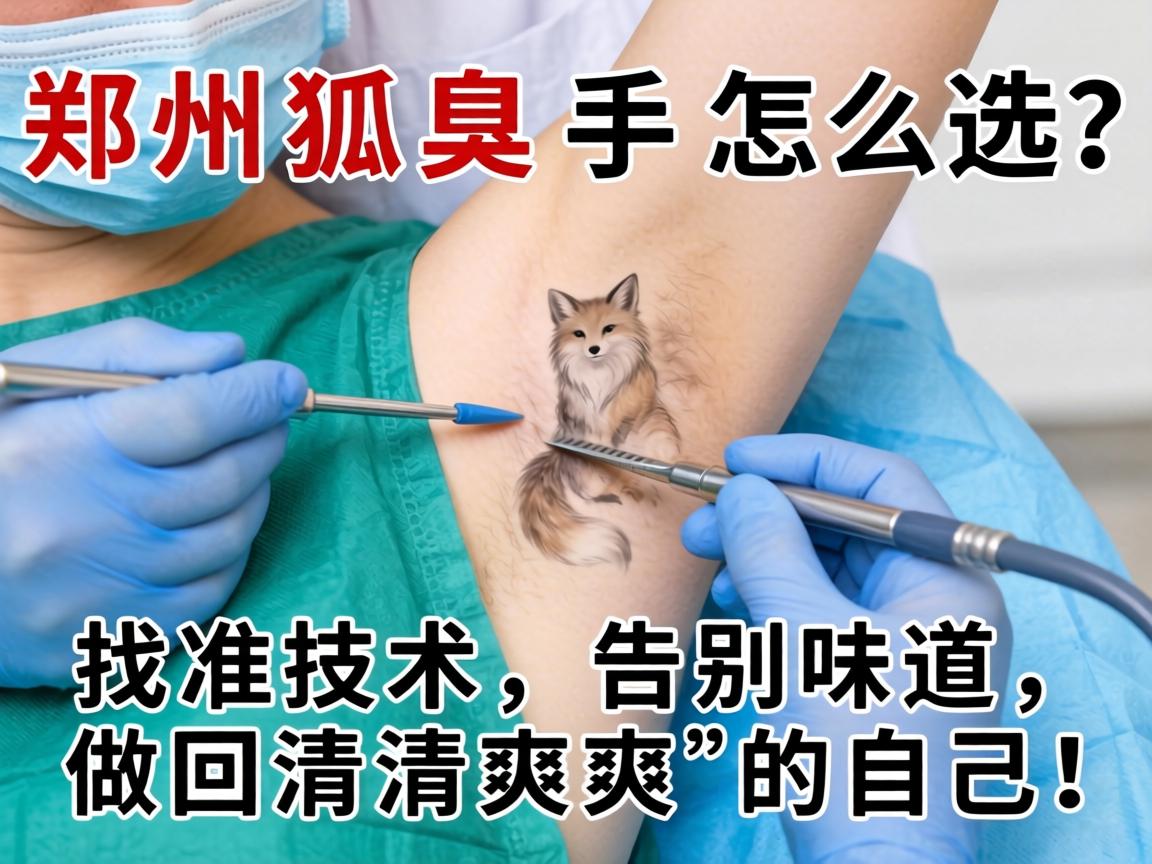 郑州狐臭手术怎么选？找准技术，告别味道，做回清清爽爽的自己！