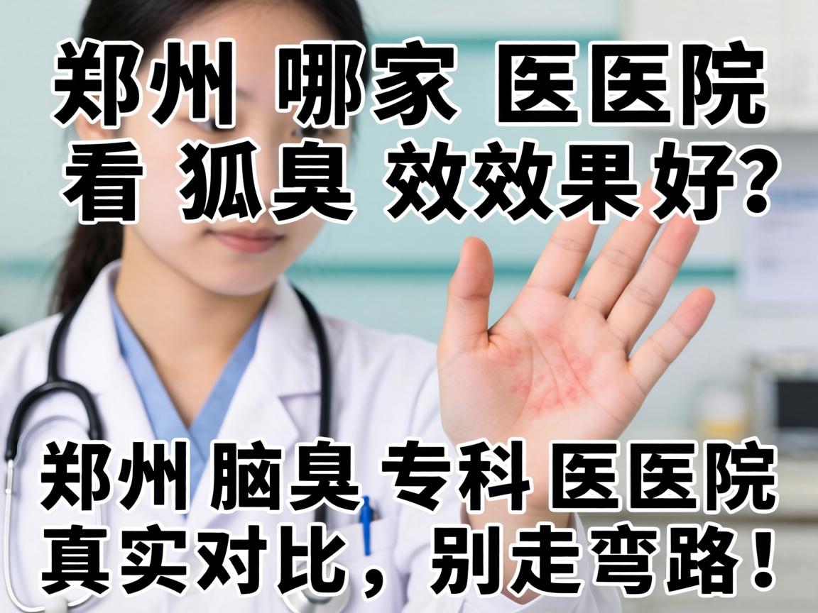 郑州哪家医院看狐臭效果好？郑州腋臭专科医院真实对比，别走弯路！
