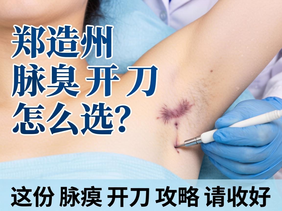 在郑州腋臭开刀怎么选？这份腋臭开刀攻略请收好