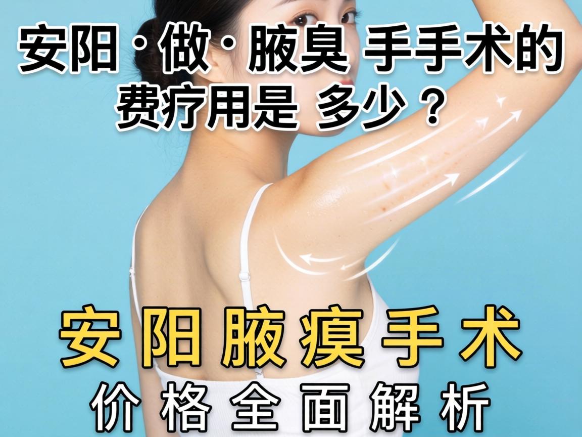 安阳做腋臭手术的费用是多少？安阳腋臭手术价格全面解析