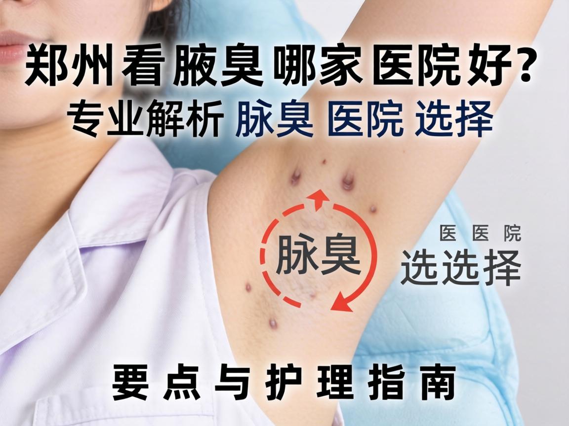 郑州看腋臭哪家医院好?专业解析腋臭医院选择要点与护理指南 郑州看腋臭哪家医院好?专业解析腋臭医院选择要点与护理指南
