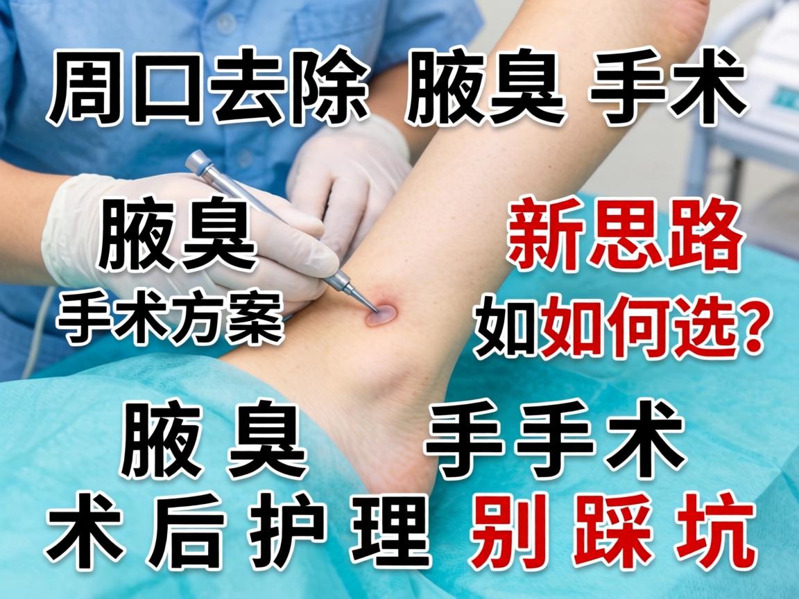 周口去除腋臭手术新思路，腋臭手术方案如何选？腋臭手术术后护理别踩坑