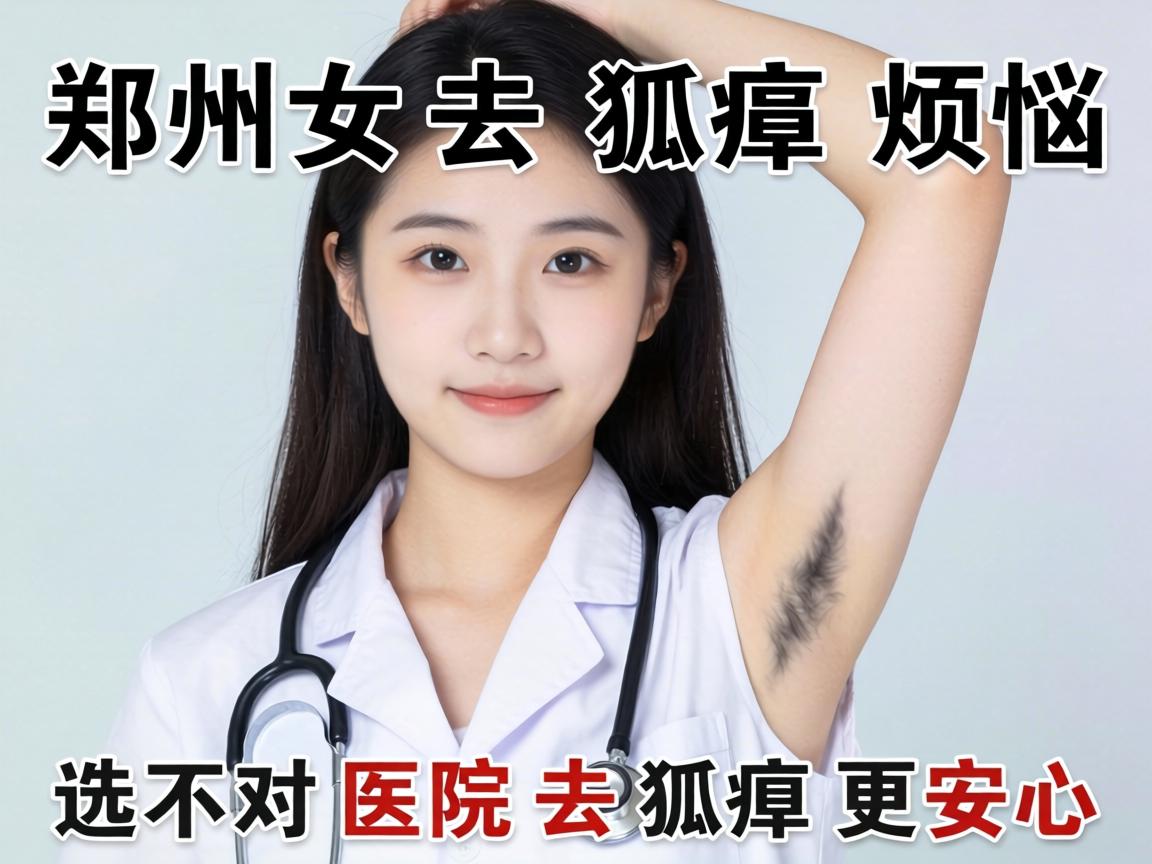 郑州女生去狐臭烦恼，选对医院去狐臭更安心