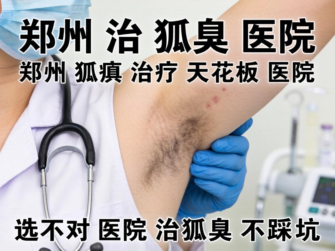 郑州治狐臭医院，郑州狐臭治疗天花板医院，选对医院治狐臭不踩坑