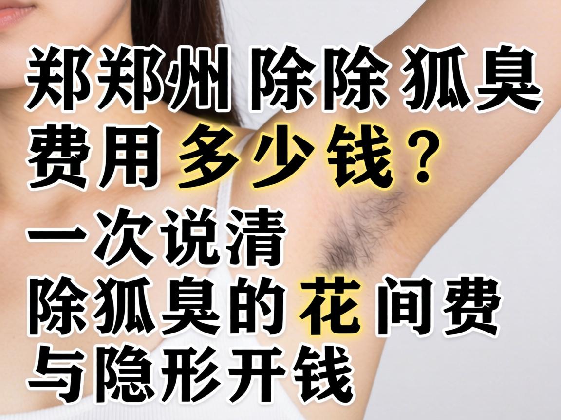 郑州除狐臭费用多少钱?一次说清除狐臭的花费与隐形开销 郑州除狐臭费用多少钱?一次说清除狐臭的花费与隐形开销