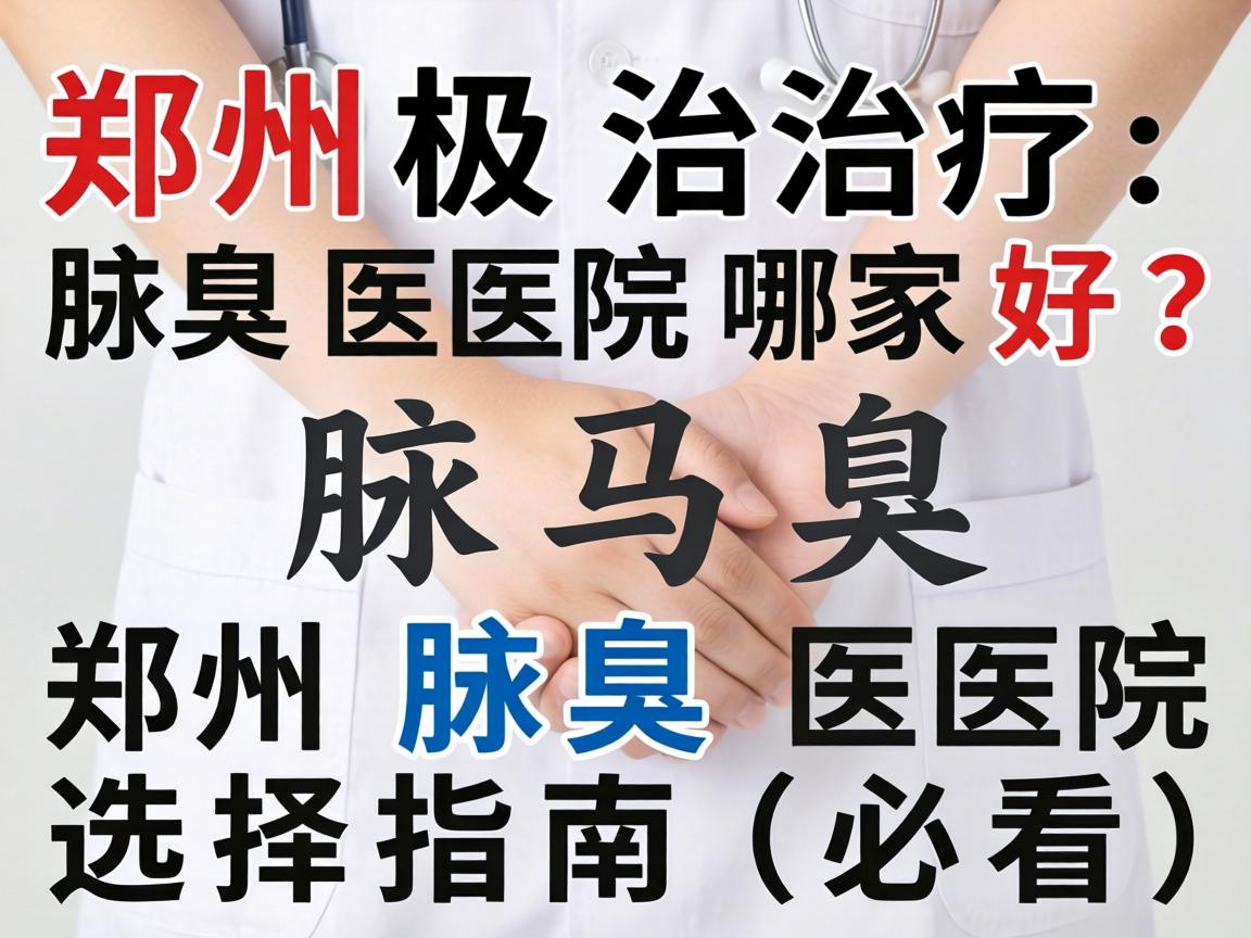 郑州治疗腋臭医院哪家好？郑州腋臭医院选择指南（必看）