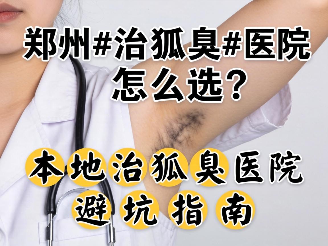 郑州治狐臭医院怎么选？本地治狐臭医院避坑指南
