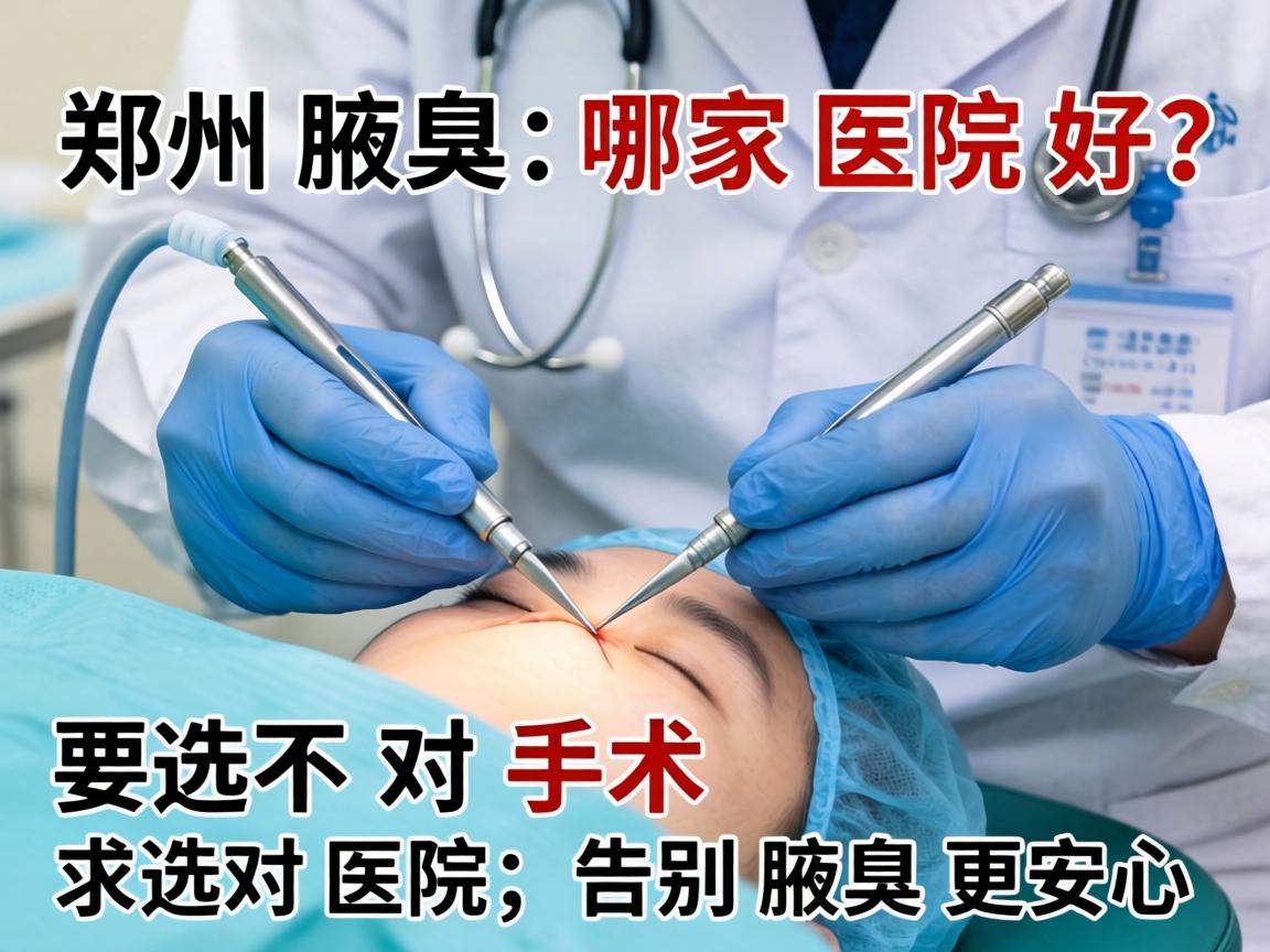 郑州腋臭手术哪家医院好？选对医院，告别腋臭更安心
