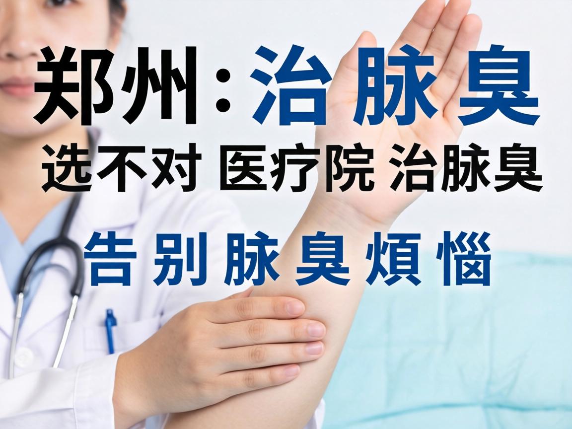 郑州治腋臭，选对医院治腋臭，告别腋臭烦恼