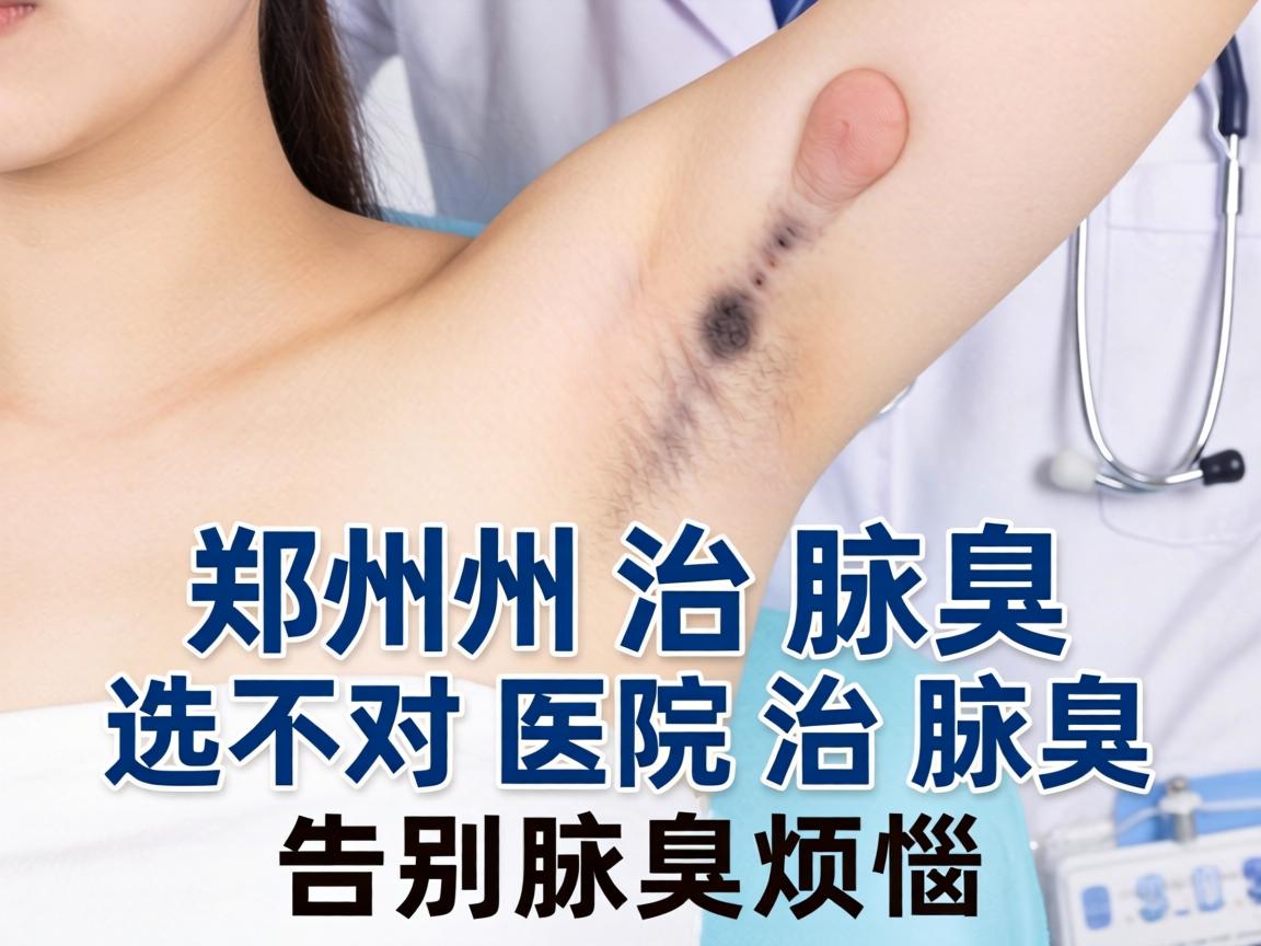 郑州治腋臭，选对医院治腋臭，告别腋臭烦恼