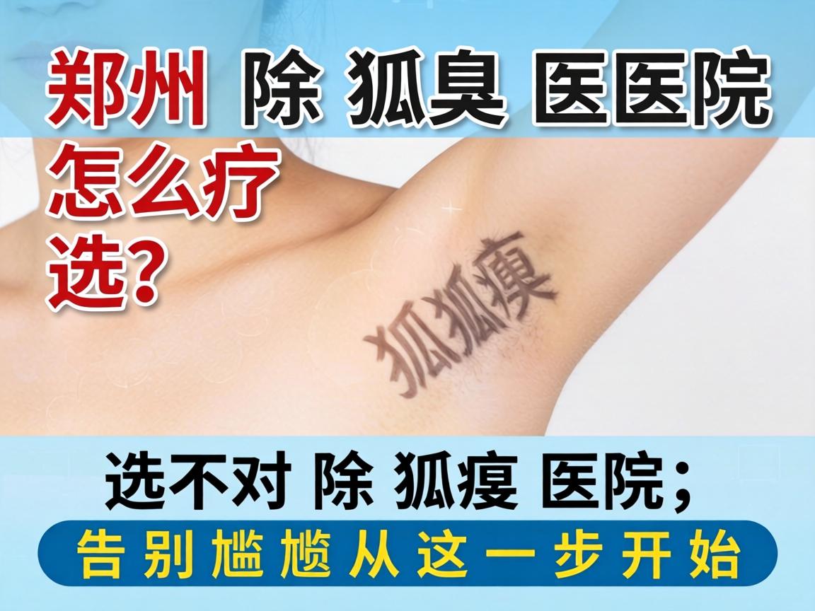 郑州除狐臭医院怎么选？选对除狐臭医院，告别尴尬从这一步开始