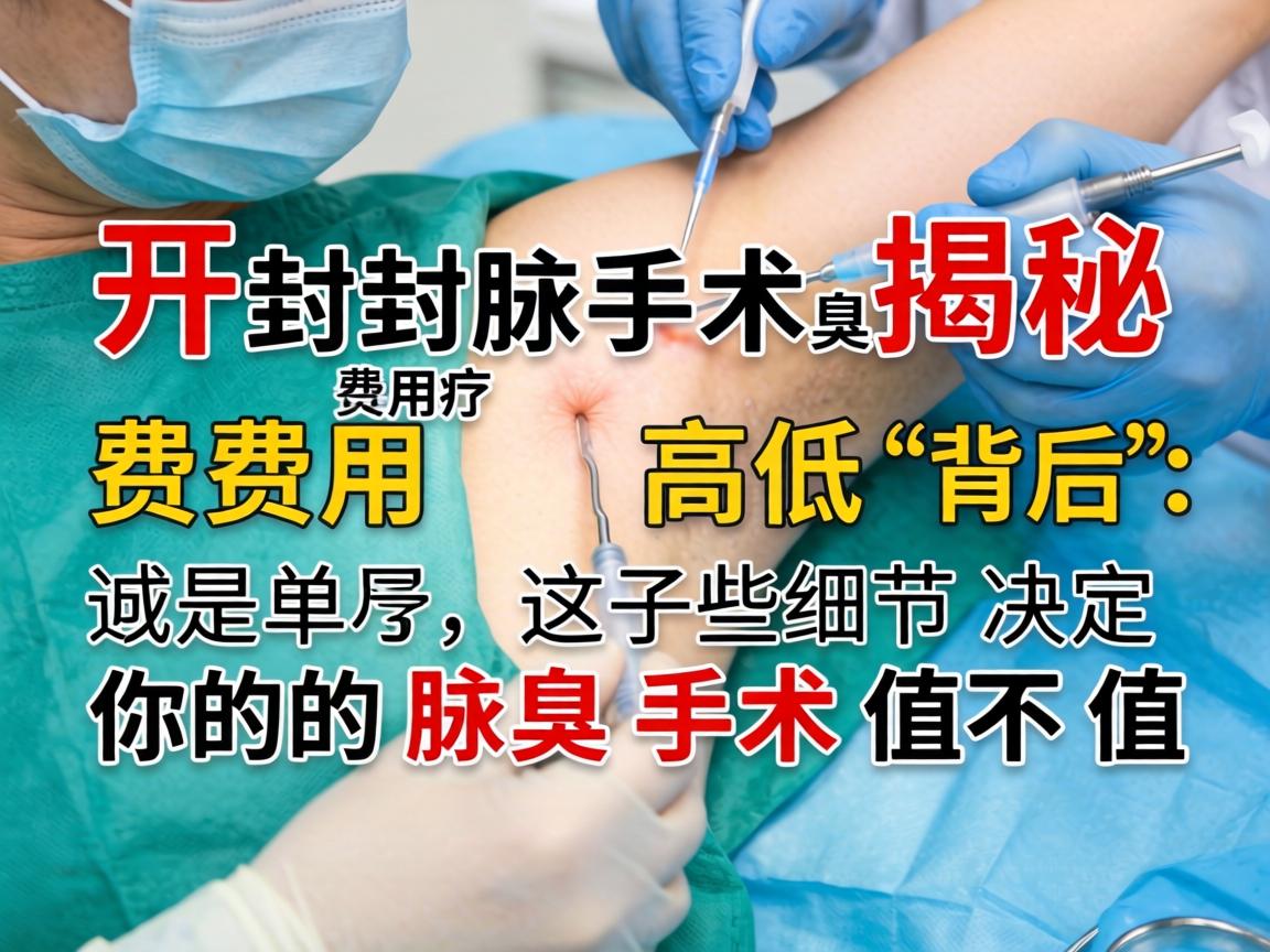 开封腋臭手术费用揭秘，费用高低背后，这些细节决定你的腋臭手术值不值