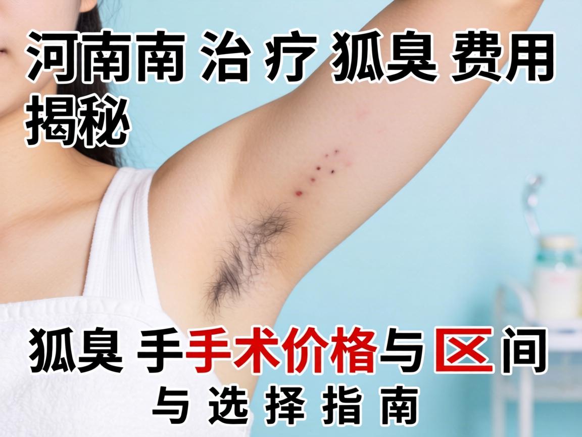 河南治疗狐臭费用揭秘，狐臭手术价格区间与选择指南