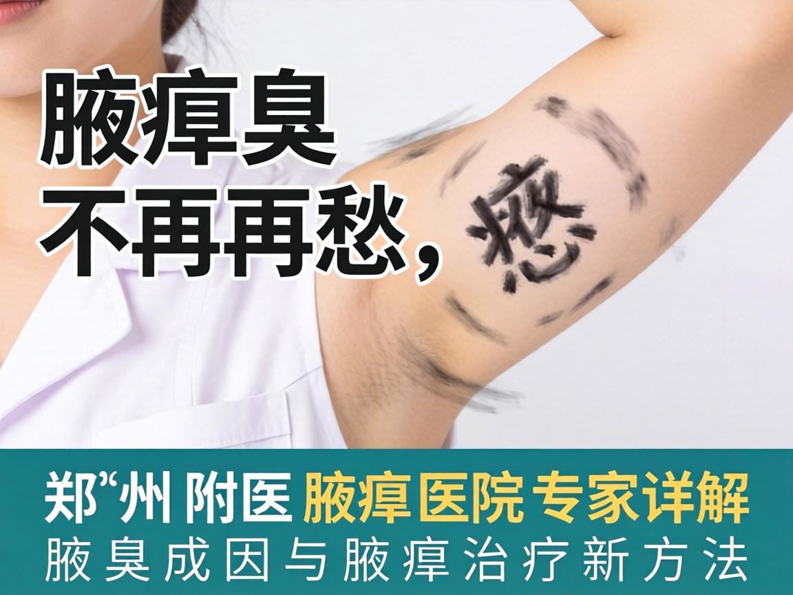 腋臭不再愁，郑州附医腋臭医院专家详解腋臭成因与腋臭治疗新方法
