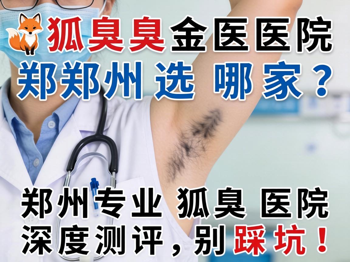 狐臭医院郑州选哪家？郑州专业狐臭医院深度测评，别踩坑！