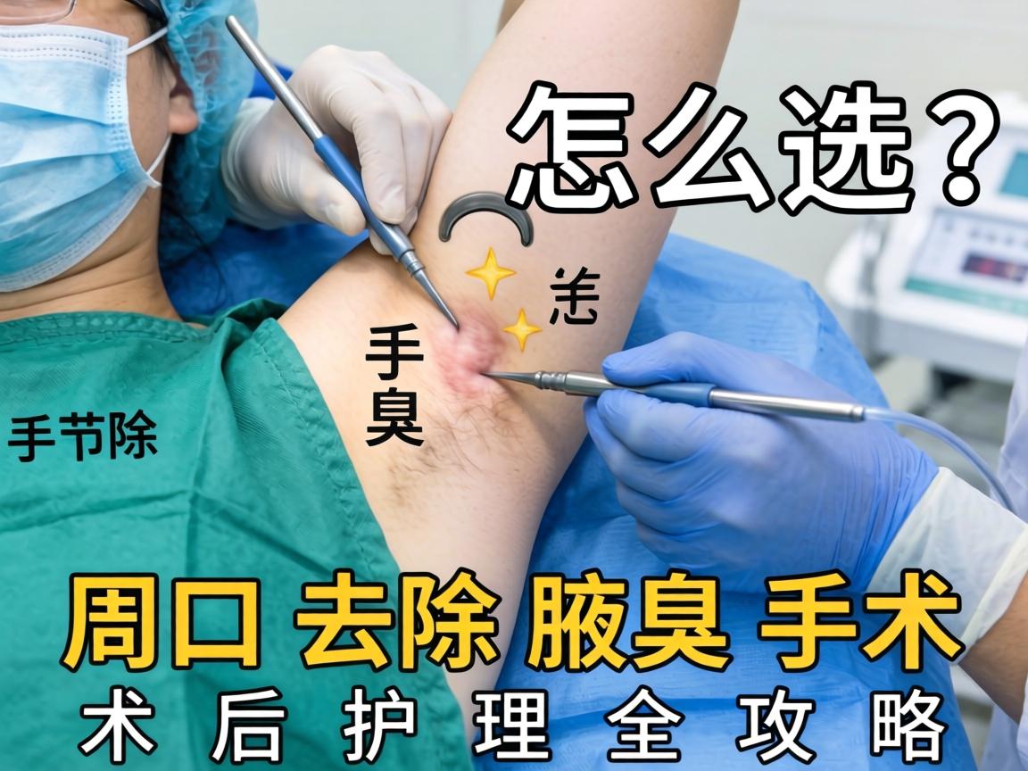 周口去除腋臭手术怎么选？周口去除腋臭手术术后护理全攻略
