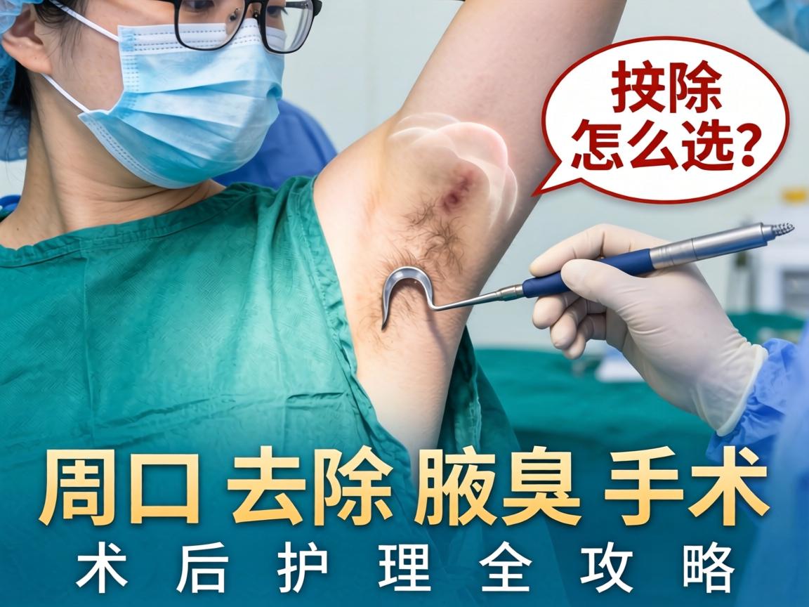 周口去除腋臭手术怎么选？周口去除腋臭手术术后护理全攻略
