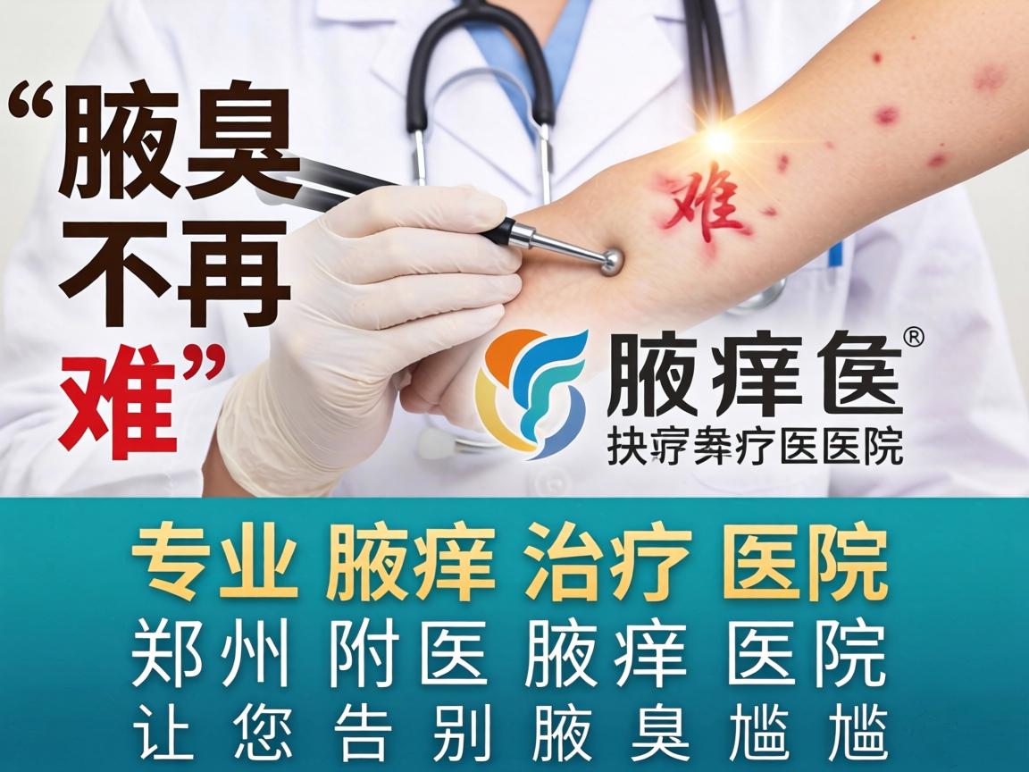 腋臭不再难，专业腋臭治疗医院郑州附医腋臭医院，让您告别腋臭尴尬