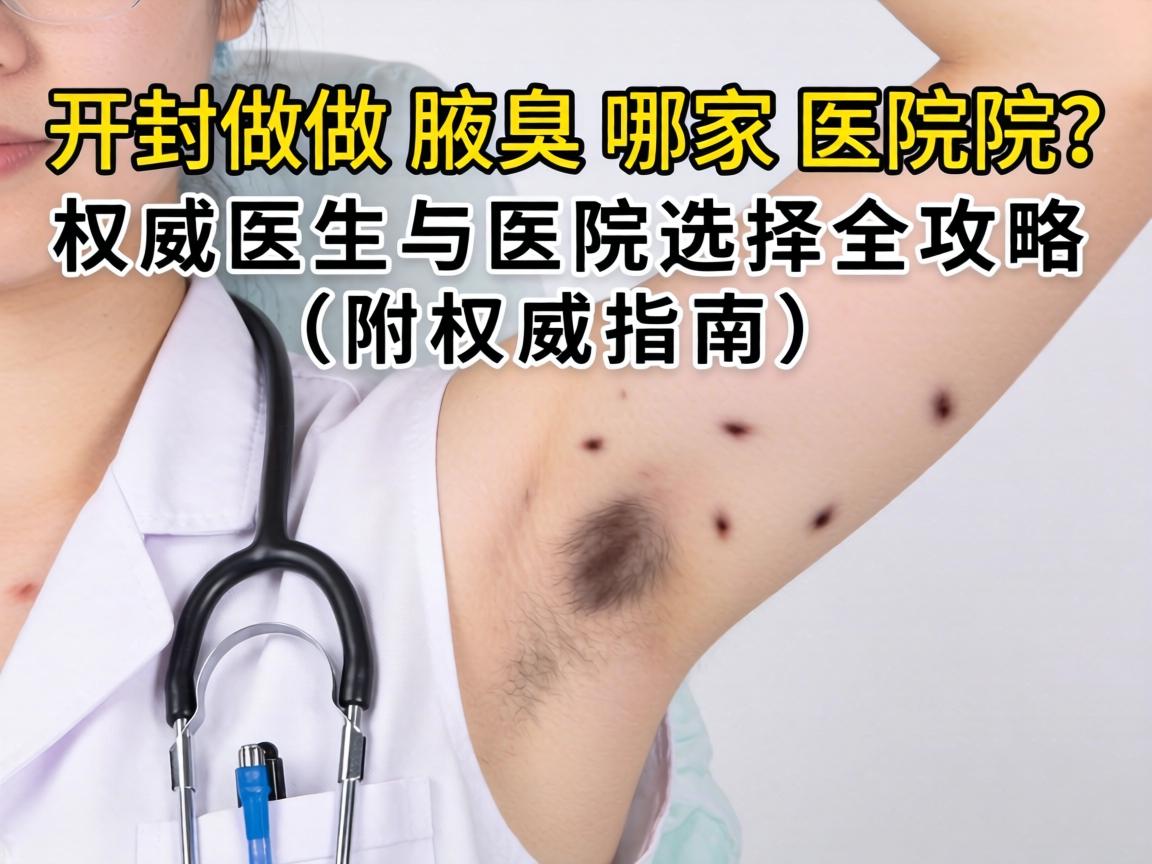 开封做腋臭哪家医院？权威医生与医院选择全攻略（附权威指南）