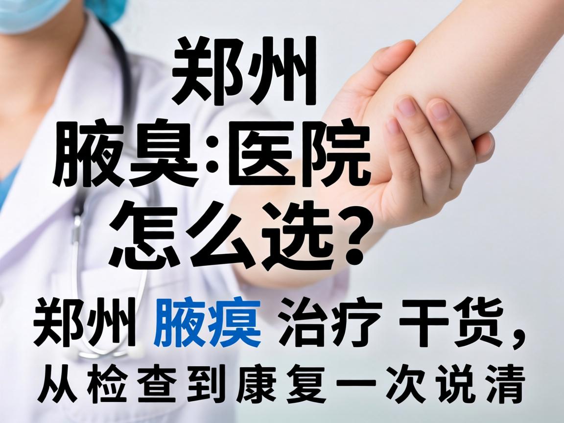 郑州腋臭医院怎么选？郑州腋臭治疗干货，从检查到康复一次说清