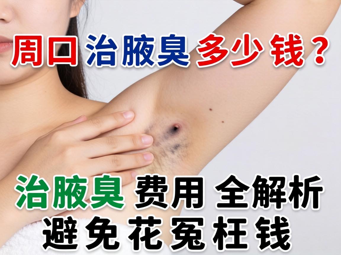 周口治腋臭多少钱？治腋臭费用全解析，避免花冤枉钱