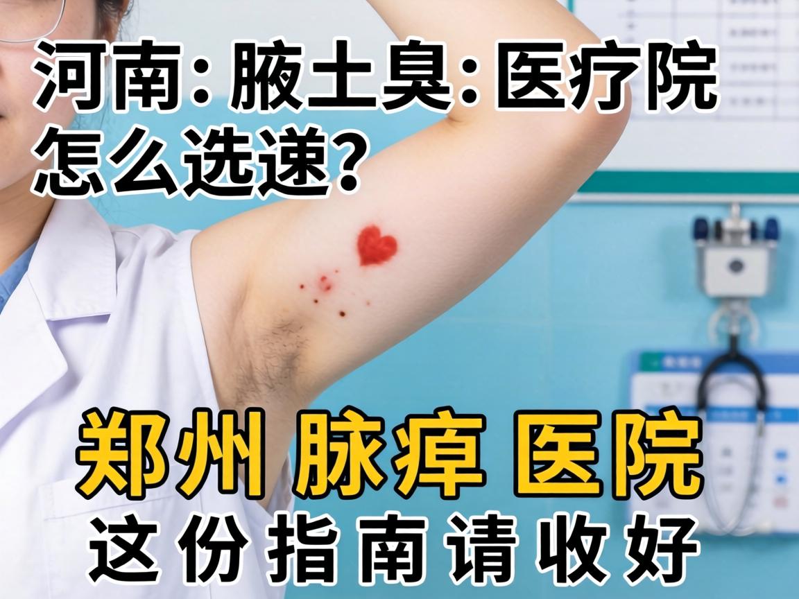 河南腋臭医院怎么选？郑州腋臭医院这份指南请收好