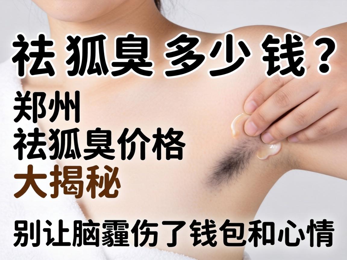 祛狐臭多少钱？郑州祛狐臭价格大揭秘，别让腋臭伤了钱包和心情