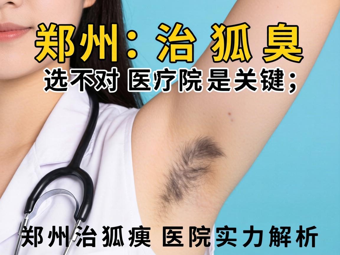 郑州治狐臭，选对医院是关键，郑州治狐臭医院实力解析