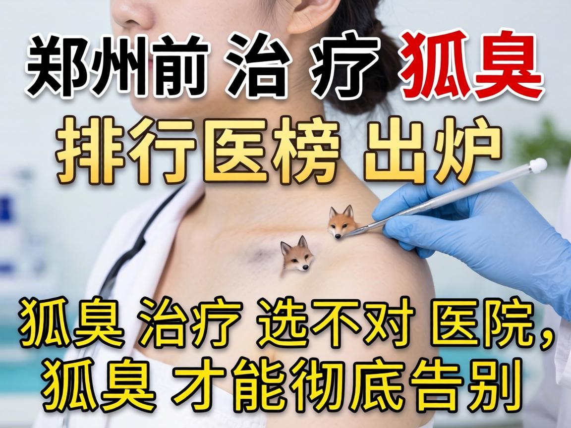 郑州治疗狐臭医院排行榜出炉，狐臭治疗选对医院，狐臭才能彻底告别