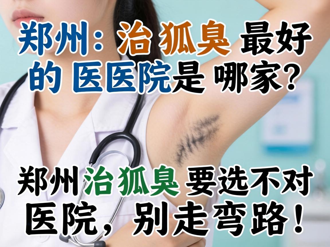 郑州治狐臭最好的医院是哪家？郑州治狐臭要选对医院，别走弯路！