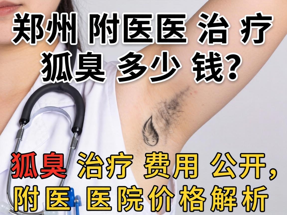 郑州附医治疗狐臭多少钱？狐臭治疗费用公开，附医医院价格解析