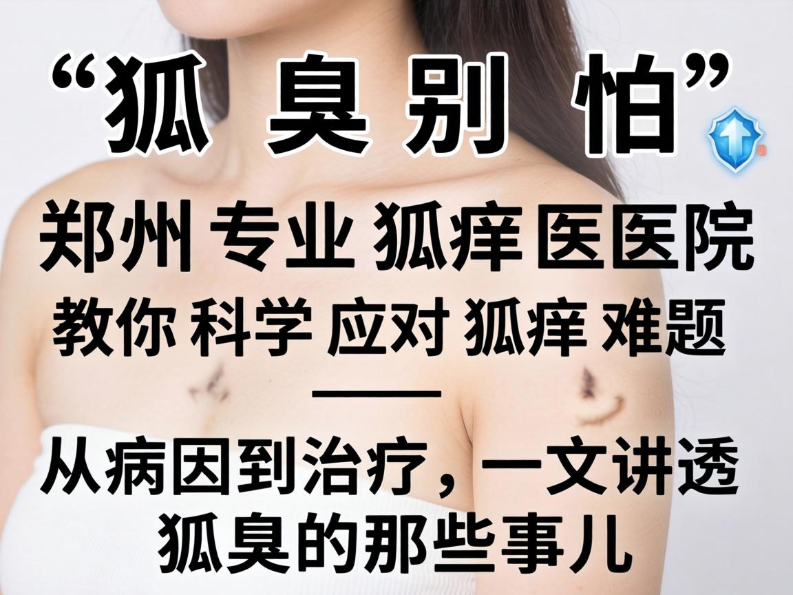 狐臭别怕,郑州专业狐臭医院教你科学应对狐臭难题—从病因到治疗,一文讲透狐臭的那些事儿 狐臭别怕,郑州专业狐臭医院教你科学应对狐臭难题—从病因到治疗,一文讲透狐臭的那些事儿