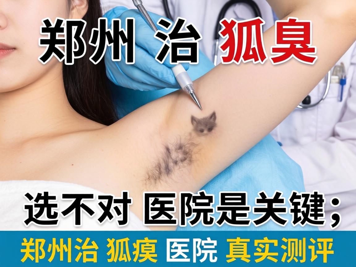 郑州治狐臭，选对医院是关键，郑州治狐臭医院真实测评