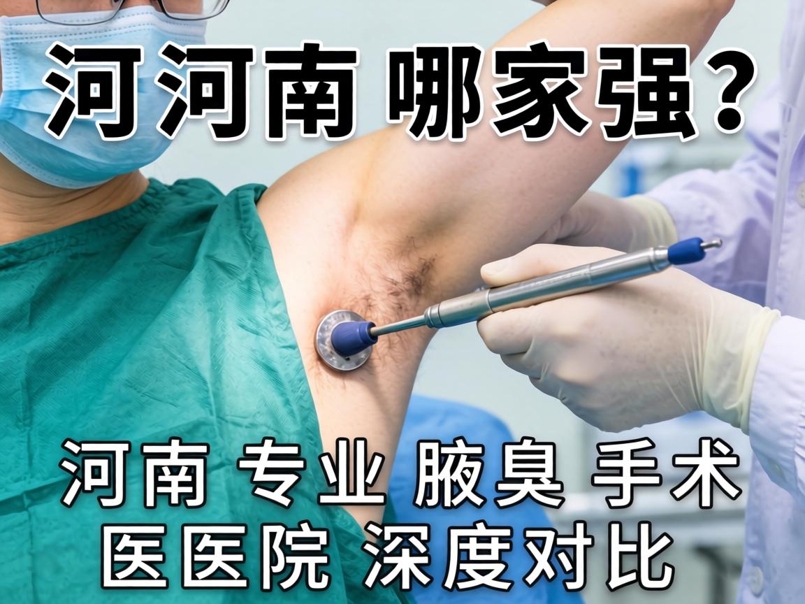 河南腋臭手术哪家强？河南专业腋臭手术医院深度对比