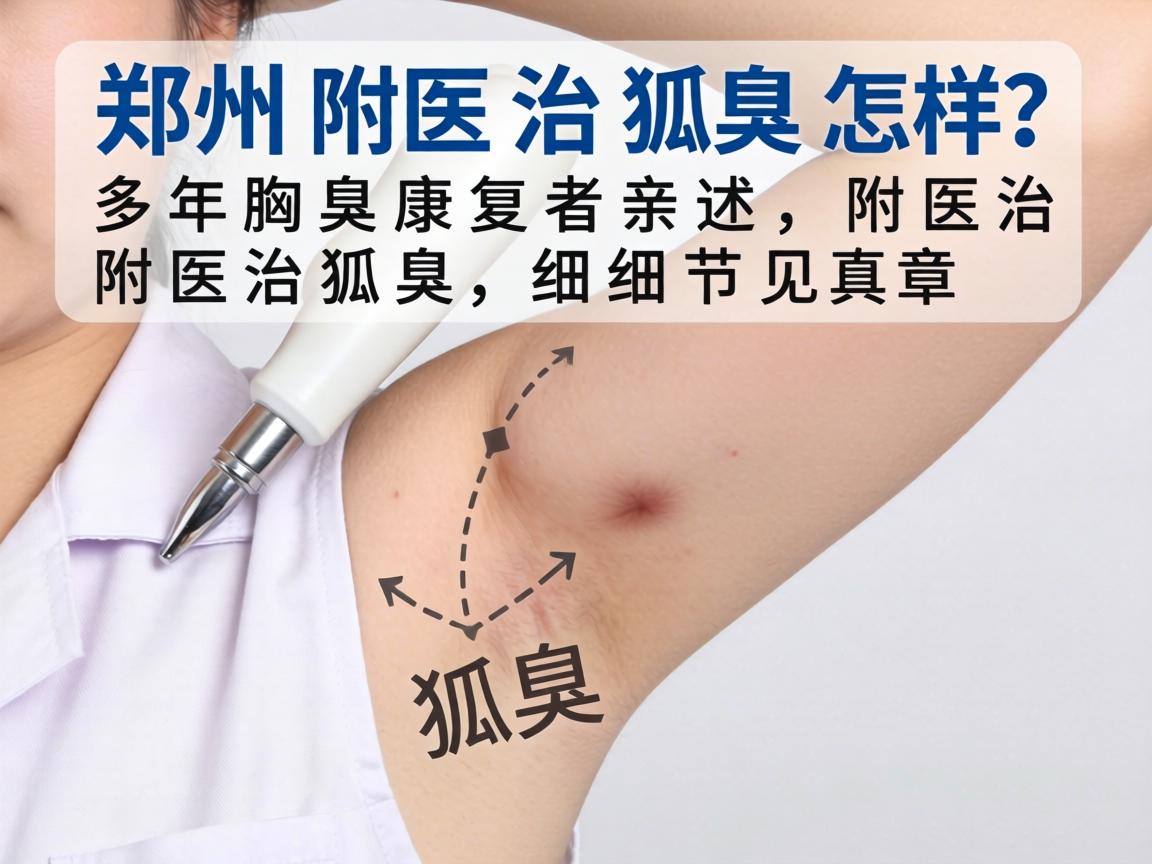 郑州附医治狐臭怎样？多年腋臭康复者亲述，附医治狐臭，细节见真章