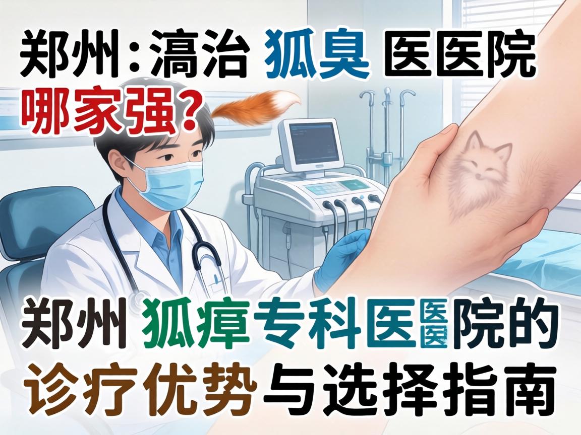 郑州治狐臭医院哪家强？郑州狐臭专科医院的诊疗优势与选择指南
