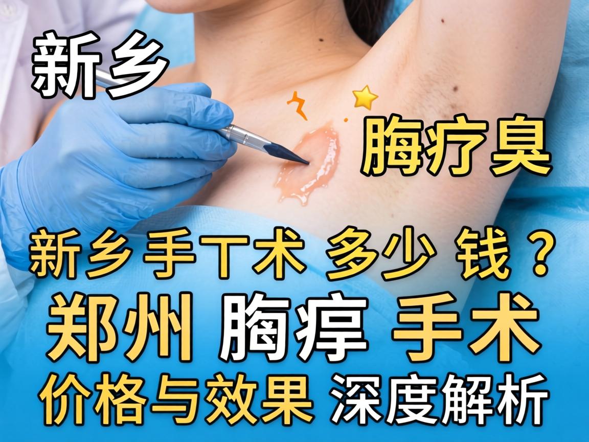 新乡腋臭手术多少钱？郑州腋臭手术价格与效果深度解析