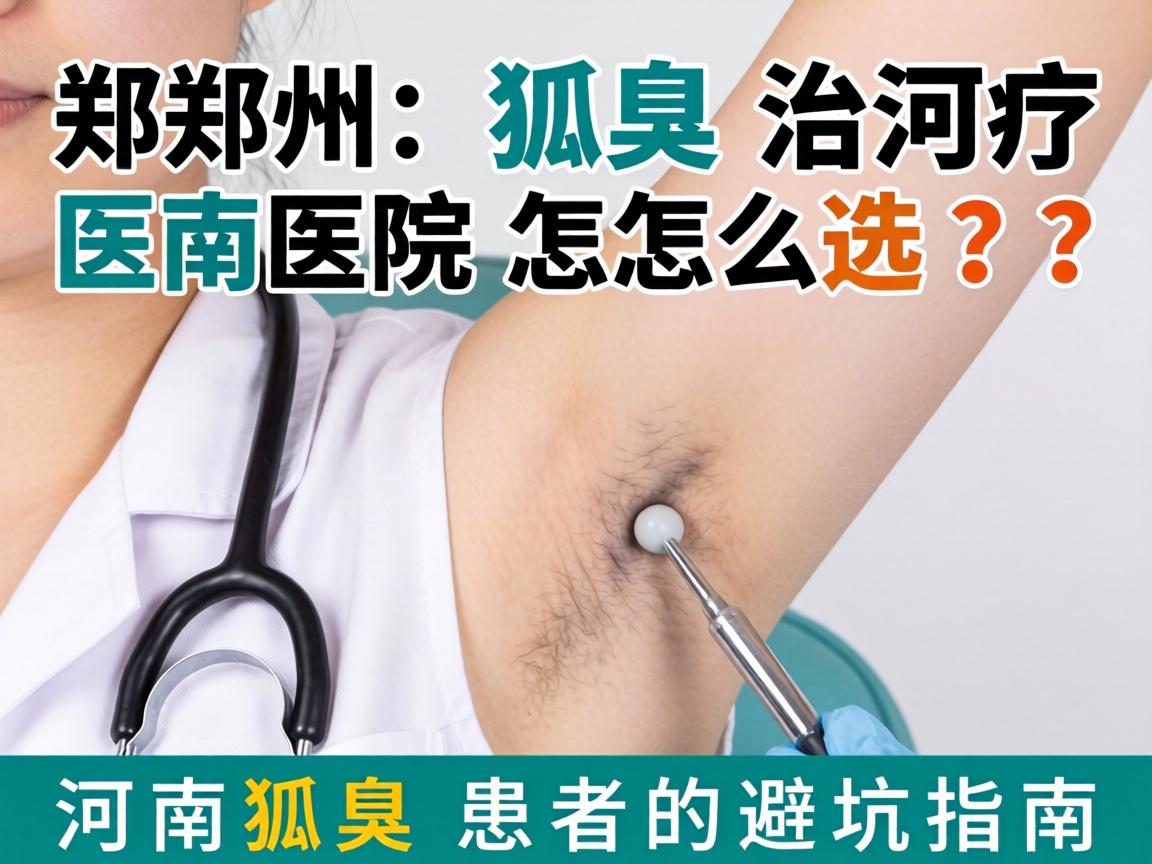 郑州狐臭治疗医院怎么选？河南狐臭患者的避坑指南