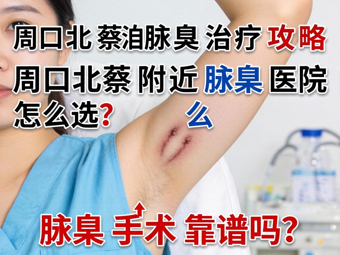 周口北蔡腋臭治疗攻略，周口北蔡附近腋臭医院怎么选？腋臭手术靠谱吗？