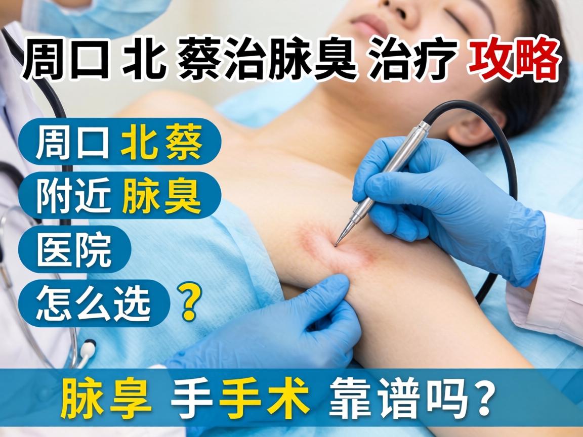 周口北蔡腋臭治疗攻略，周口北蔡附近腋臭医院怎么选？腋臭手术靠谱吗？