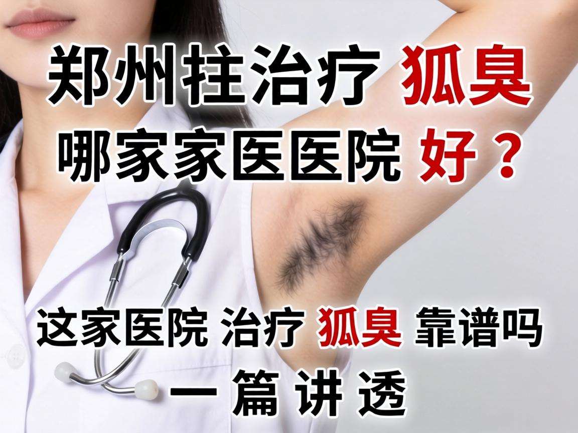 郑州治疗狐臭哪家医院好？这家医院治疗狐臭靠谱吗？一篇讲透