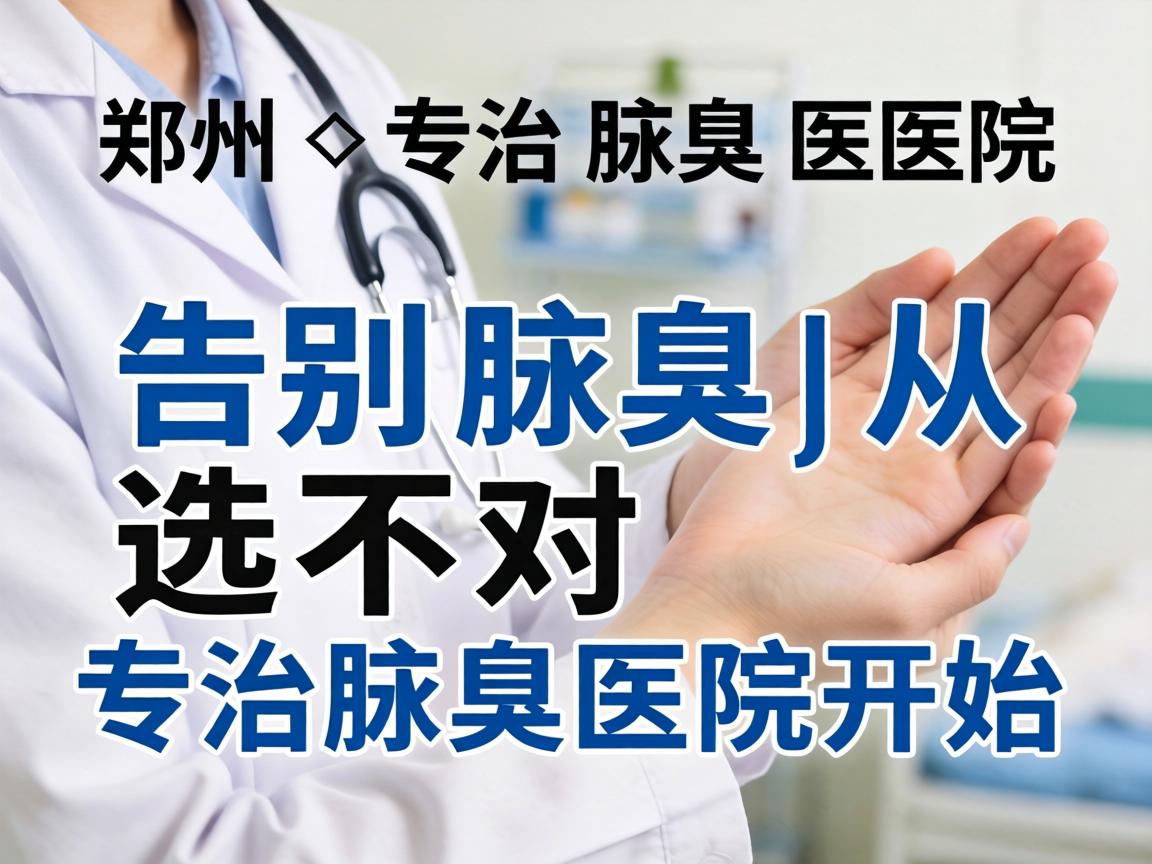 郑州专治腋臭医院，告别腋臭，从选对专治腋臭医院开始