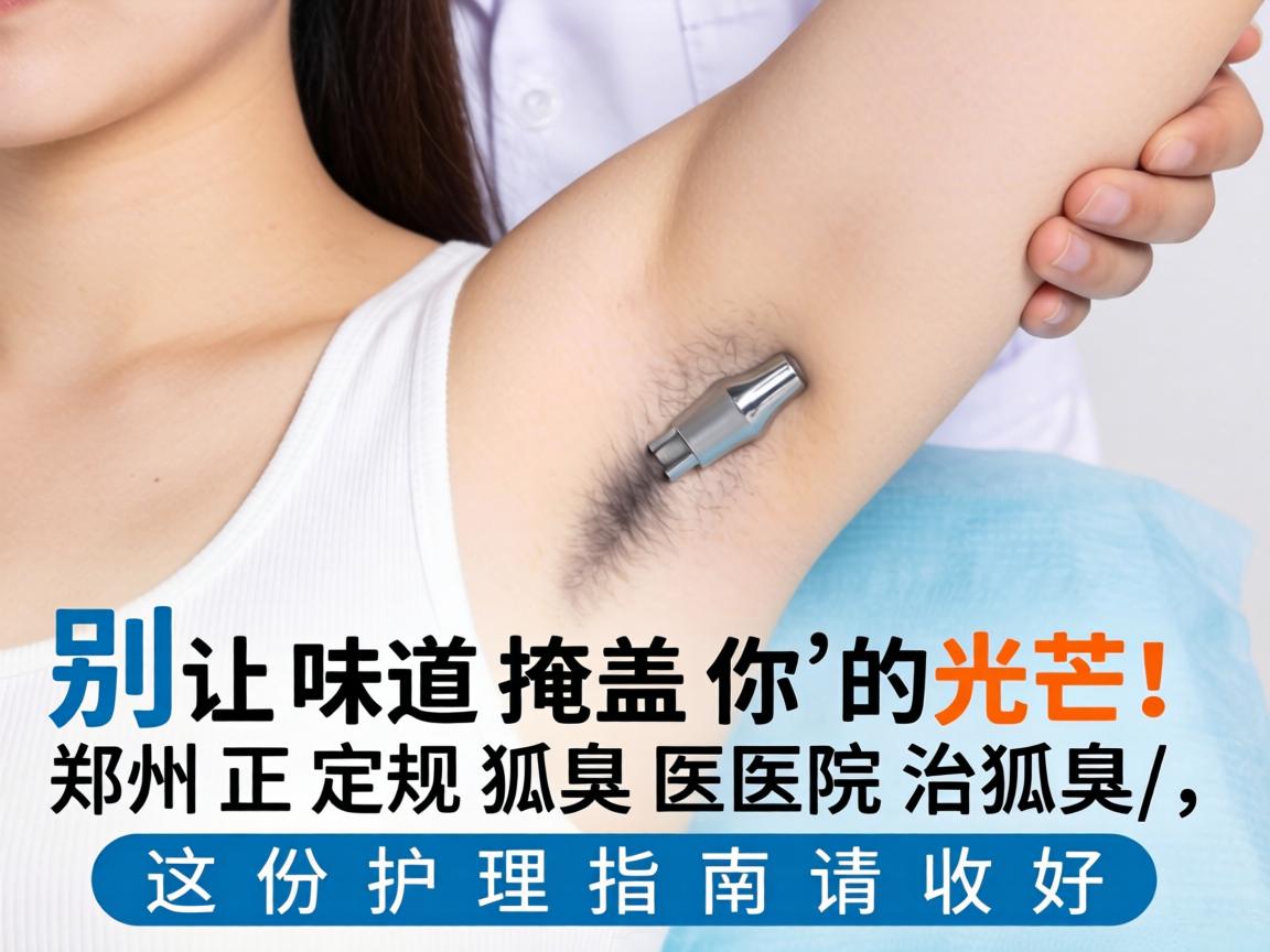 别让味道掩盖你的光芒！郑州正规狐臭医院治狐臭，这份护理指南请收好