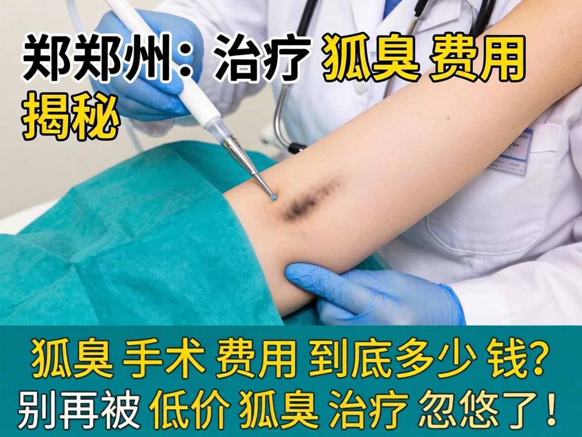 郑州治疗狐臭费用揭秘，狐臭手术费用到底多少钱？别再被低价狐臭治疗忽悠了！