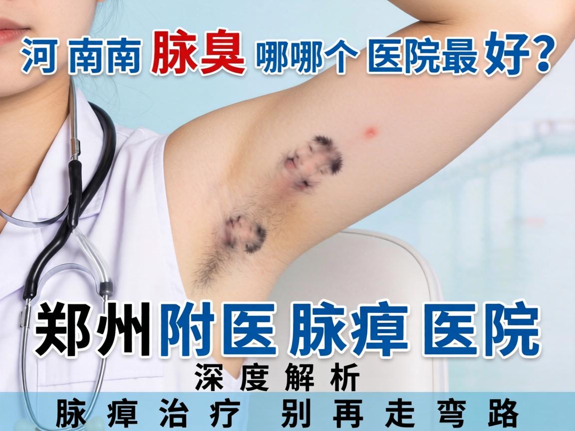 河南腋臭哪个医院最好？郑州附医腋臭医院深度解析，腋臭治疗别再走弯路